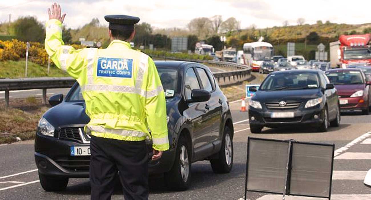garda checkpoint