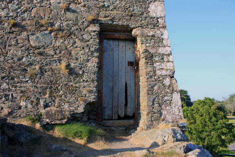 Door of the tower house.