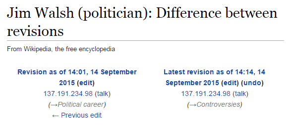 wikipedia edit oireachtas