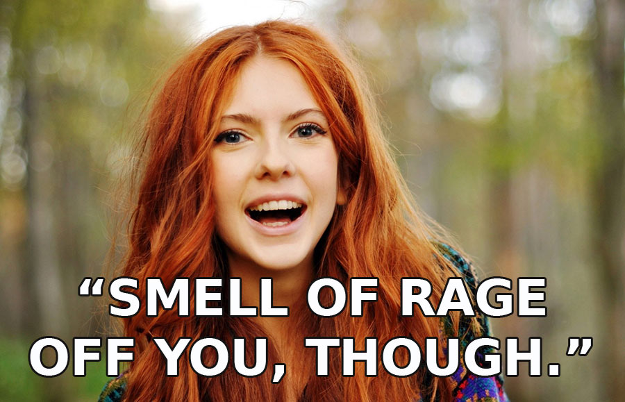 smell of rage