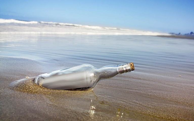 message bottle