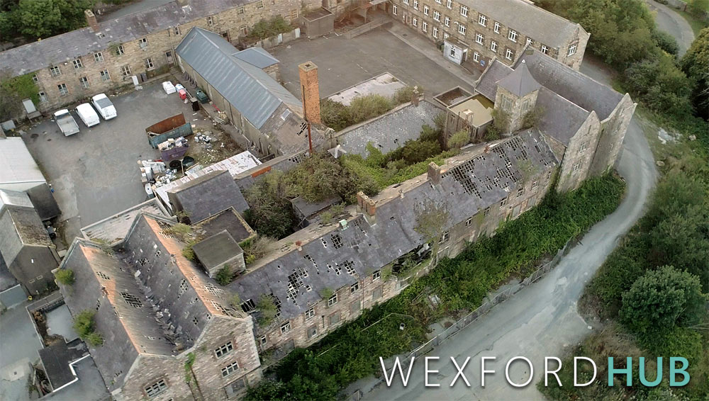 An aerial image of the building.