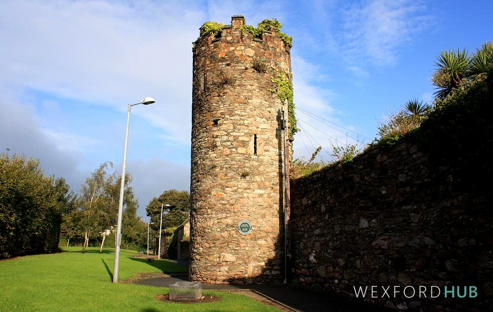 A cylindrical mural tower near Selskar.